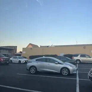 Back parking lot area