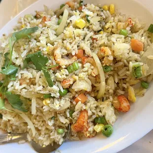 Crawfish fried rice
