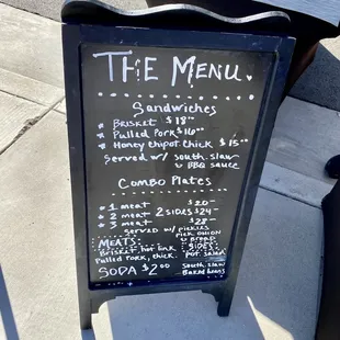 06.01.22 menu... better come early for the brisket