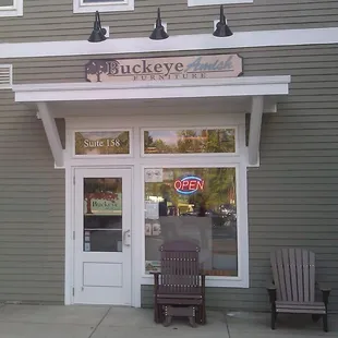 Store view from rear parking lot