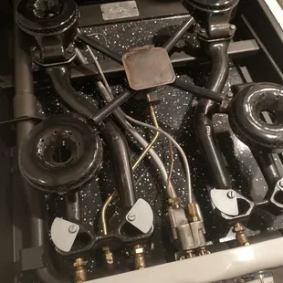 Inside of O'Keefe and Merritt stove