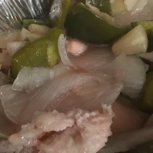 There was a nice black hair in my dinner! Barf!!