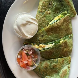 a plate of food