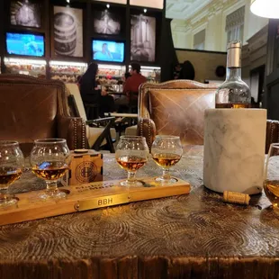 Old, Older, Oldest Bourbon Flight, Glamour Rosé