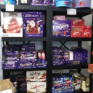 Holiday big box candy specials from England