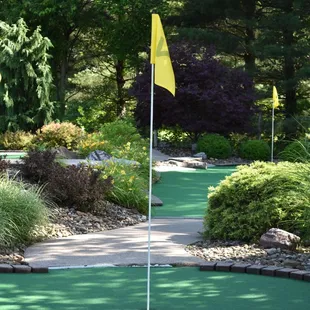 Holes 7 and 8 on miniature course