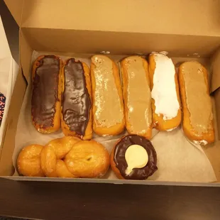 Set of Fancy Donuts with the Buckeye donut.