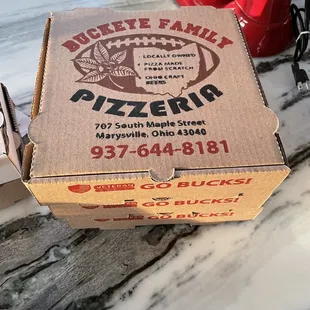 a box of pizza
