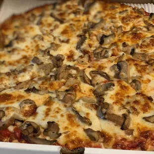 Mushroom with extra cheese