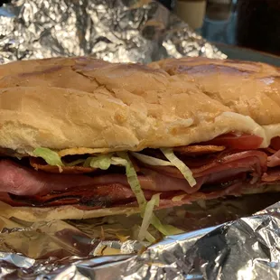 The Buckeye sub w double meat and double cheese