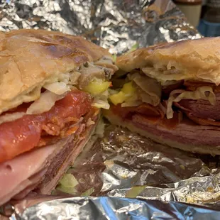 The Buckeye sub w double meat and double cheese