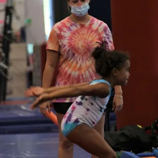 Not only do our teachers wear masks all adults are required to wear one too.