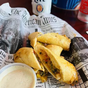 Southwest egg roll  appetizer