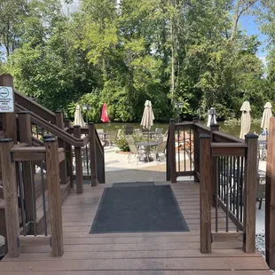 Patio entrance