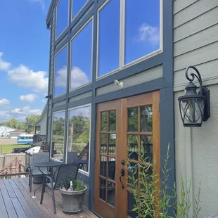 Exit to patio