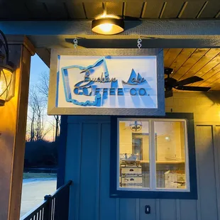 Buckeye Lake Coffee patio