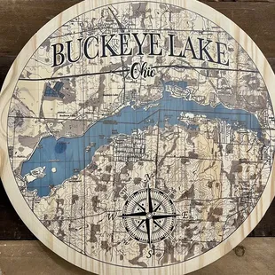 Buckeye Lake map