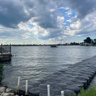 View from the waters edge