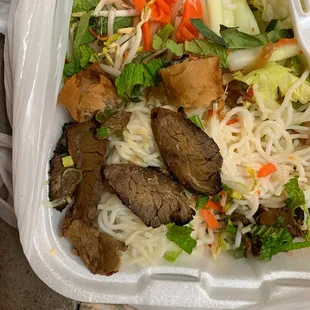 a plastic container filled with food