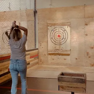 Axe throwing