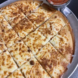 Gluten Free Garlic Cheese Pizza