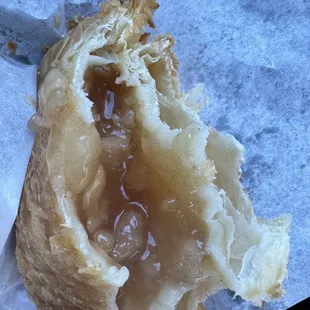 Inside the apple turnover