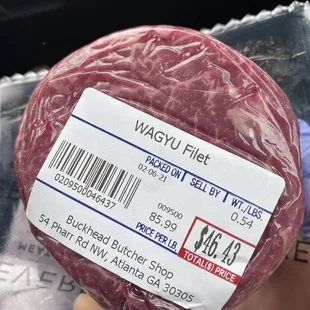 Wagyu filet