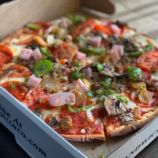 a pizza in a box