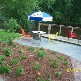 Enjoy a delicious meal or just have a cold drink while overlooking the beautiful Fox River!