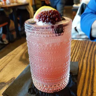 BlackBerry lemonade $7.50