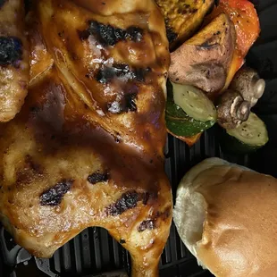 BBQ chicken plate
