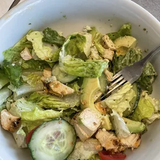Krispy Chicken and Avocado Salad