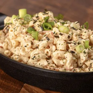 What I ordered (picture from menu) California Mac salad (seasonal) *spoiler alert, doesn't look like this at all.