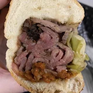 Chipotle Border Buck Tri Tip Sandwich