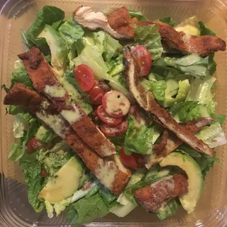 Krispy Chicken and Avocado Salad