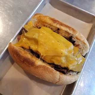 Bacon Cheddar Buck Tri Tip Sandwich