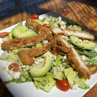 Krispy Chicken and Avocado Salad