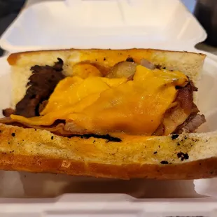 Tri-tip bacon cheddar buck on 8/13/23