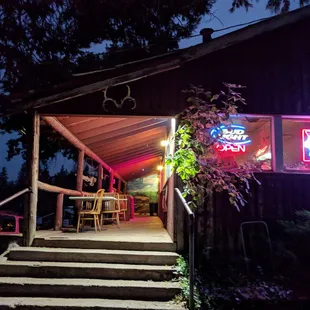 View from the parking area