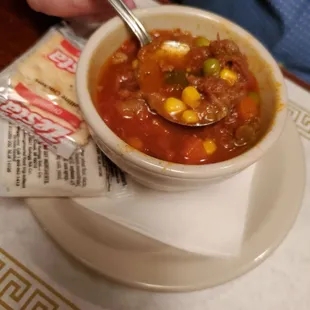 Beef vegetable soup