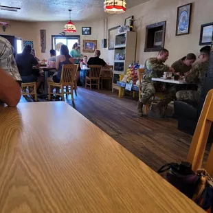 Bustling dining room