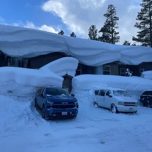 When there is zero snow management.