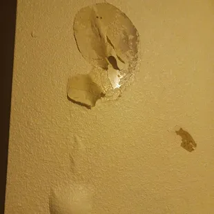 Water damage. Over 1 month. They don't care about us!