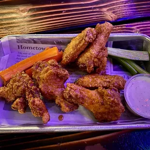 Maple sriracha wings