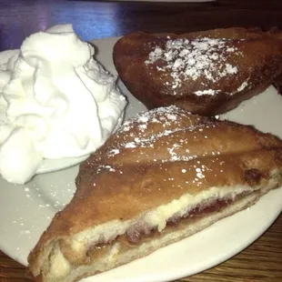 Deep Fried Pb & J Sandwich