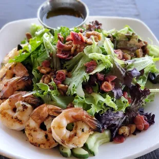 The Revere Salad with extra shrimp added. Sumptuous!