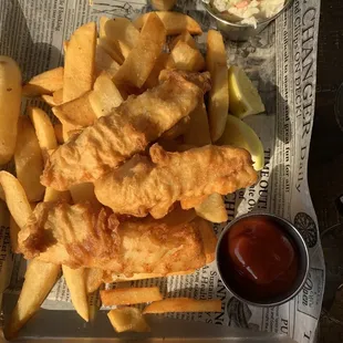 Belgium Beer Battered Fish &amp; Chips