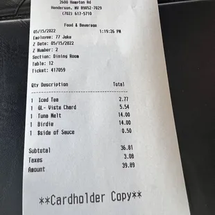 Side of ranch 0.50 Really?