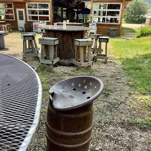 Spacious outdoor areas