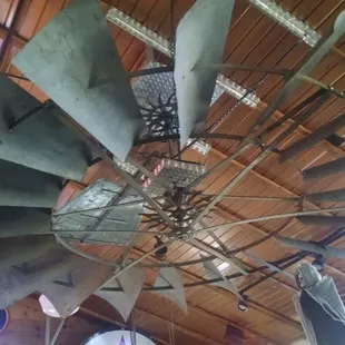 The original Big Ass Fan, windmill keeps hundreds of bikers cool.